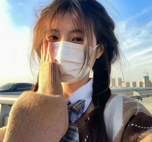 触碰的双手